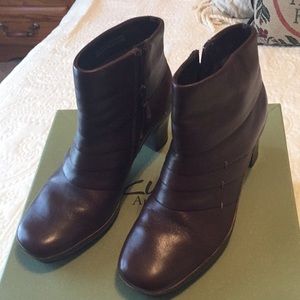 Brown Clark boots